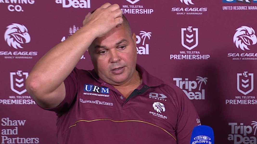 ‘Total opposite’: Seibold admission over shock Manly slump as six days leave coach baffled