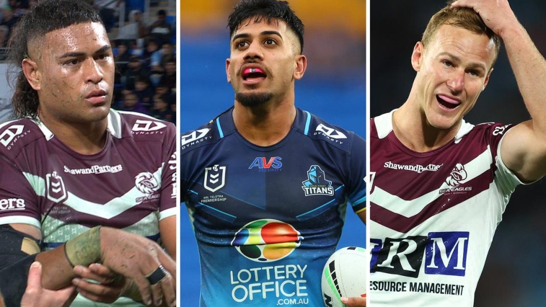 Devastating Sea Eagles injury blow as DCE struggles, flyer’s double leads Titans to upset win