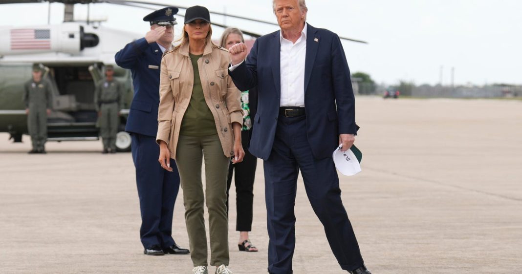 Trump to survey Texas flood damage as search for the missing continues