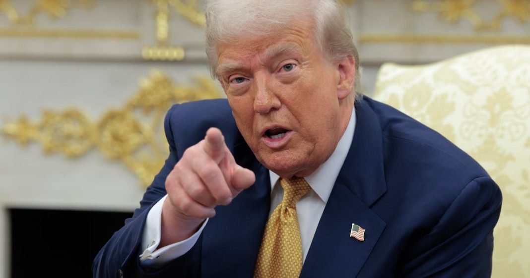 Trump unveils higher tariffs on dozens of countries ahead of tonight's midnight deadline