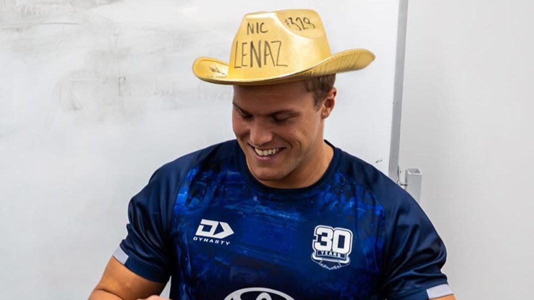 ‘Get your bags off the plane’: Wild lead-up to 22yo bartender’s NRL debut for Cowboys