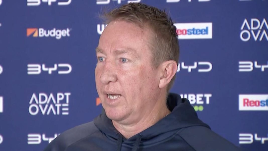 Trent Robinson press conference vision